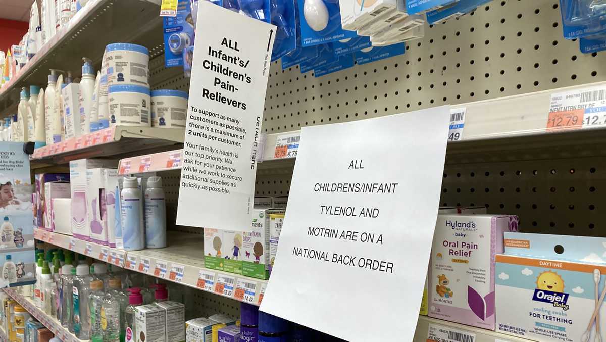 Children's Tylenol, Motrin shortage J&J pressed for more answers
