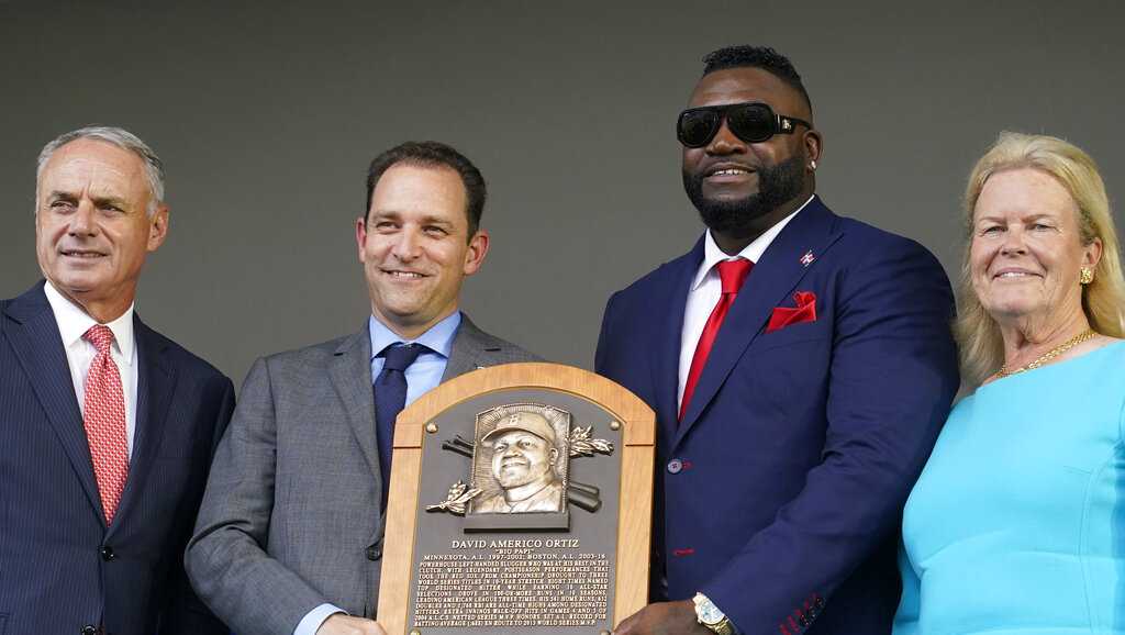 David Ortiz relishes his induction into Red Sox Hall of Fame