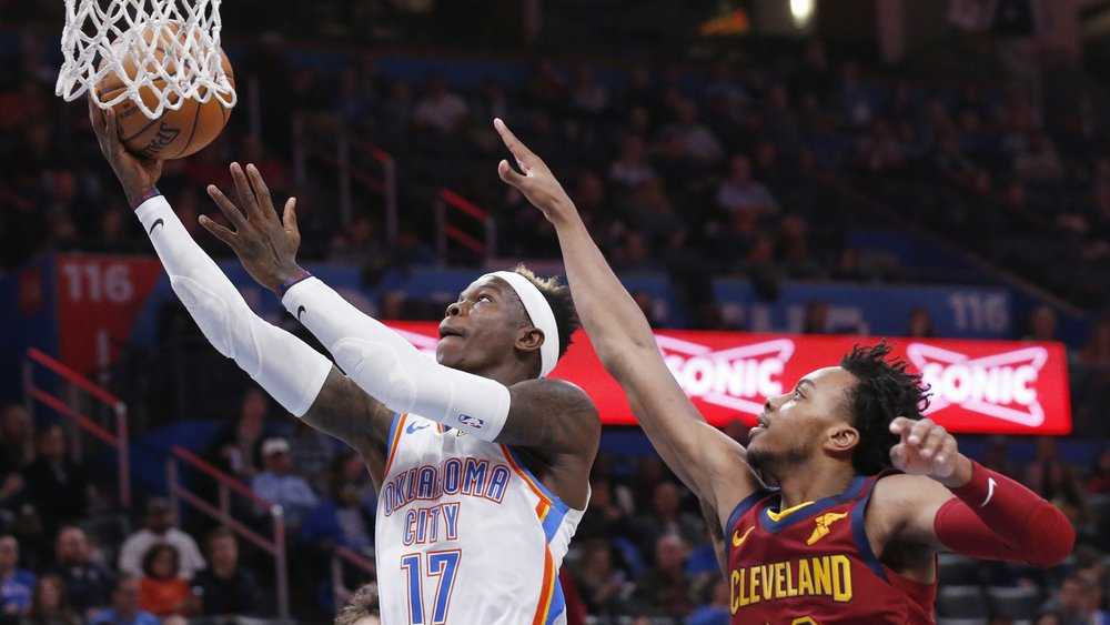 Schroder Scores 30, Leads Thunder Past Cavaliers