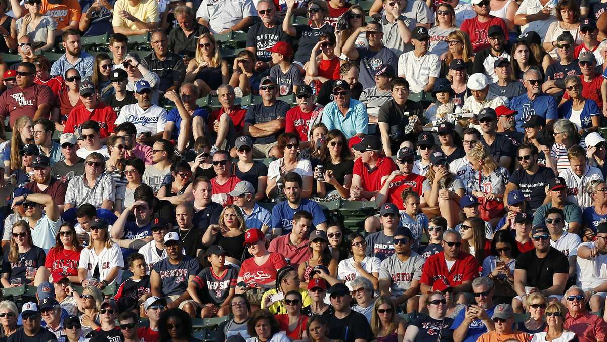 Fan falls from stands into Boston bullpen in Red Sox vs. Phillies game,  stretchered off