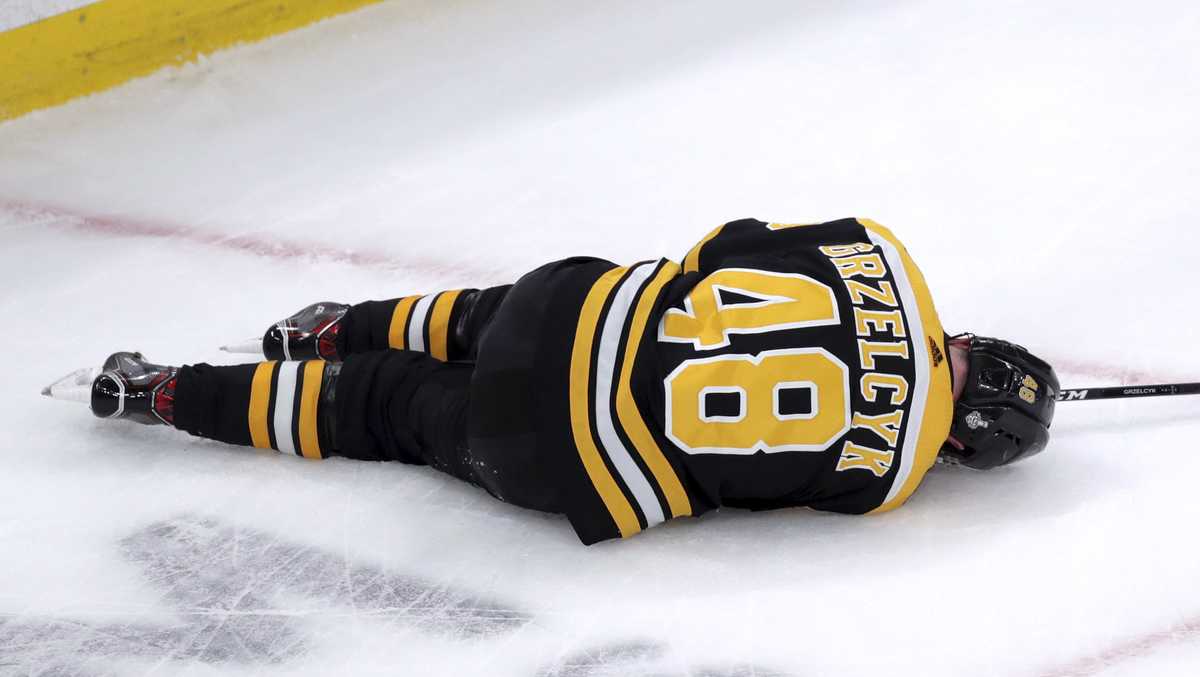Bruins, smack dab in the middle of the 82-game grind, churn out