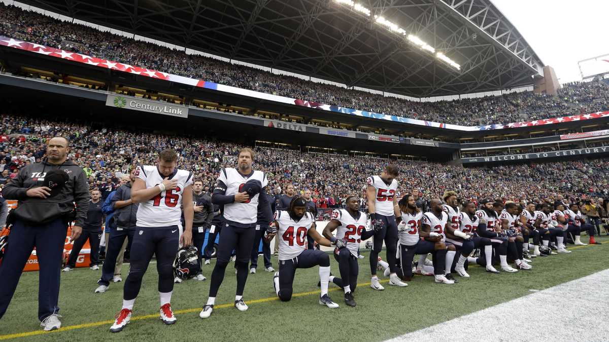 Most of NFL's Houston Texans Kneel During Anthem After Owner's Remark