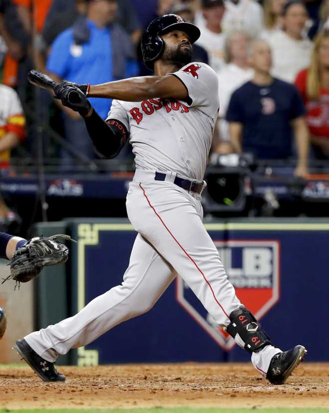 Watch: Red Sox Jackie Bradley Jr. hits grand slam in ALCS Game 3 - Sports  Illustrated