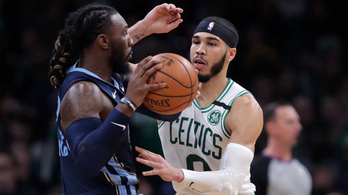 Celtics Crush Grizzlies; Tatum Scores 23 Points Before Injury