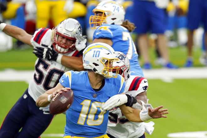 Patriots leave Chargers powerless after landslide shutout win on