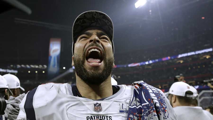 New England Patriots celebrate Super Bowl win Atlanta 2019 Images