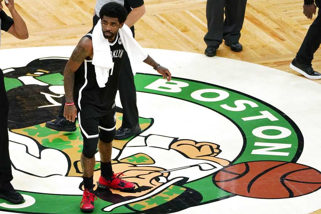 Fan arrested for throwing water bottle at Kyrie Irving after Game 4 loss -  CelticsBlog