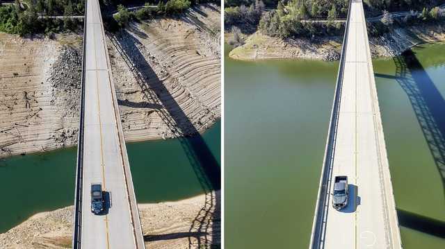 Photos show how storms filled California reservoirs - Vimarsana News