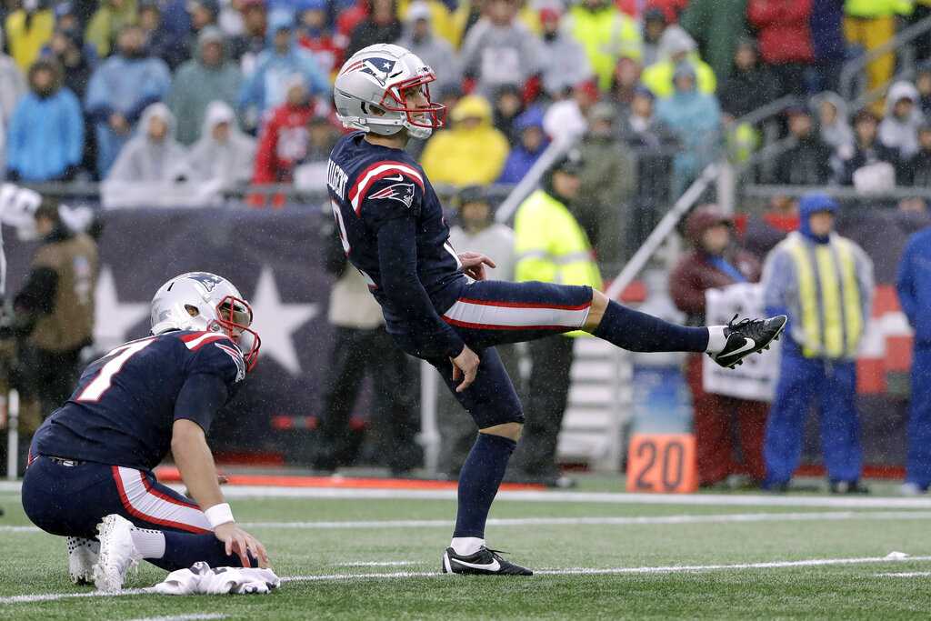 Nick Folk sets new NFL record with 57th straight field goal from under 50  yards - CBS Boston