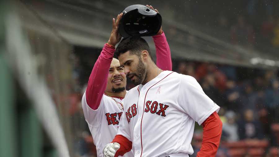 J.D. Martinez is staying, so what happens with Mookie Betts? - The Boston  Globe