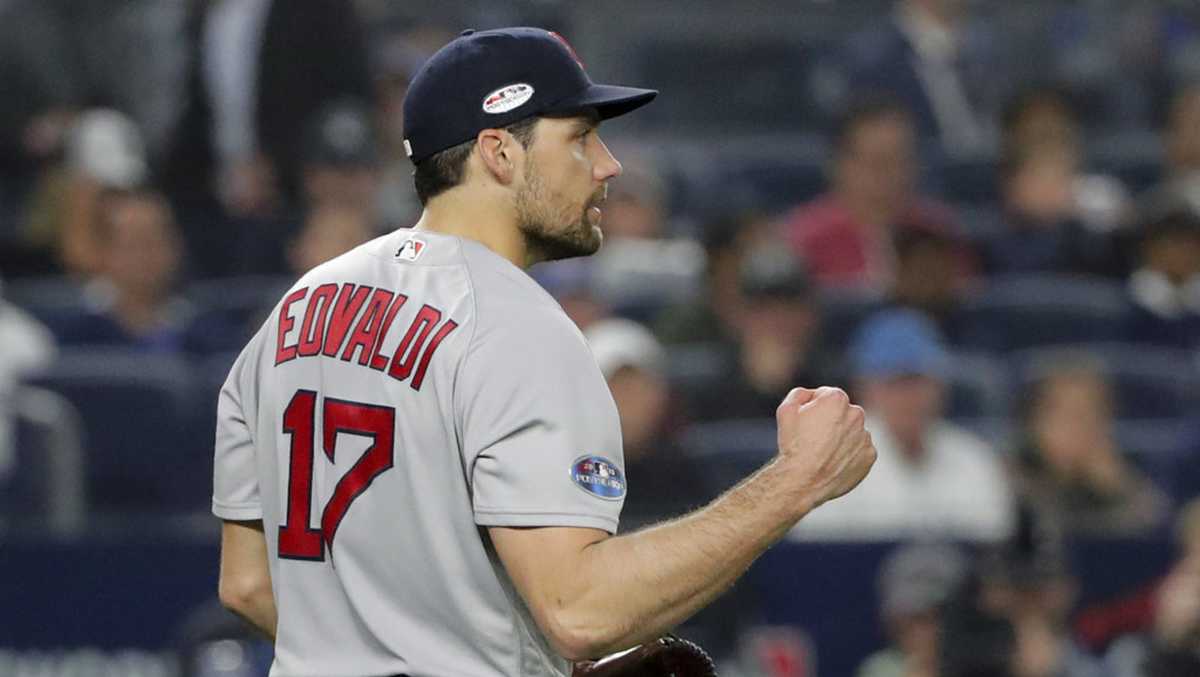 Nathan Eovaldi a Red Sox hero in Game 3