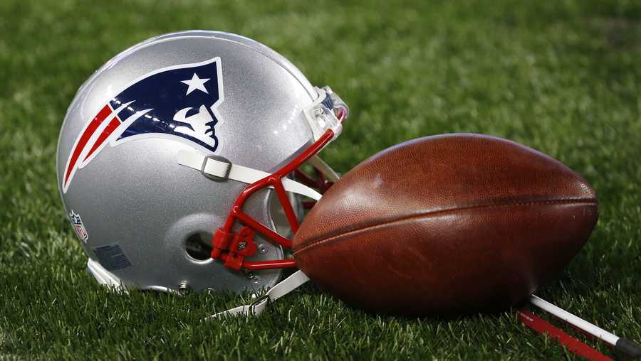 New England Patriots helmet (AP Photo)