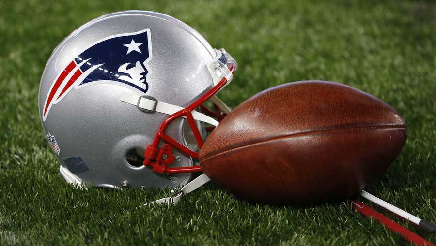 New England Patriots helmet (AP Photo)