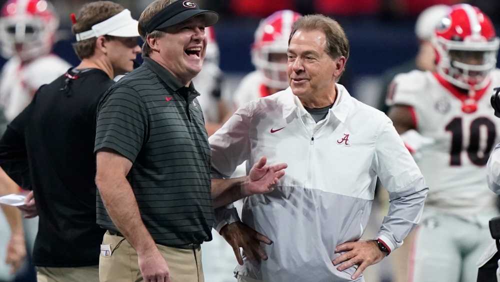 Georgia and Alabama player and coaches preview College Football Playoff  National Championship game