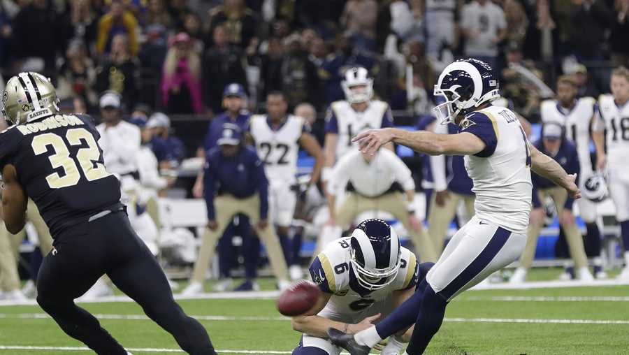 Zuerlein's 57-yard field goal sends Rams to Super Bowl 