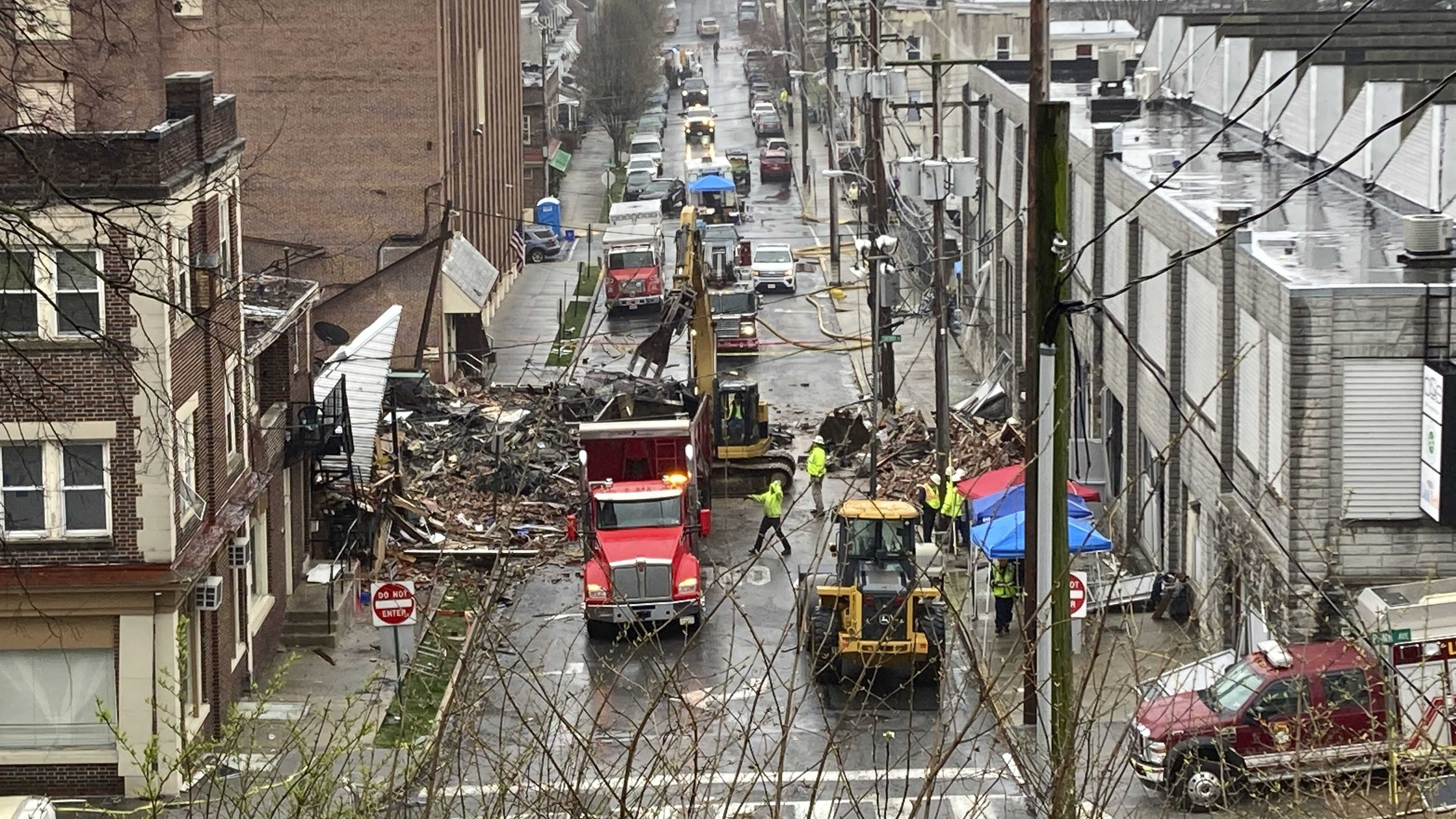 Photos Capture Devastating Scene At Pa. Building Explosion Scene