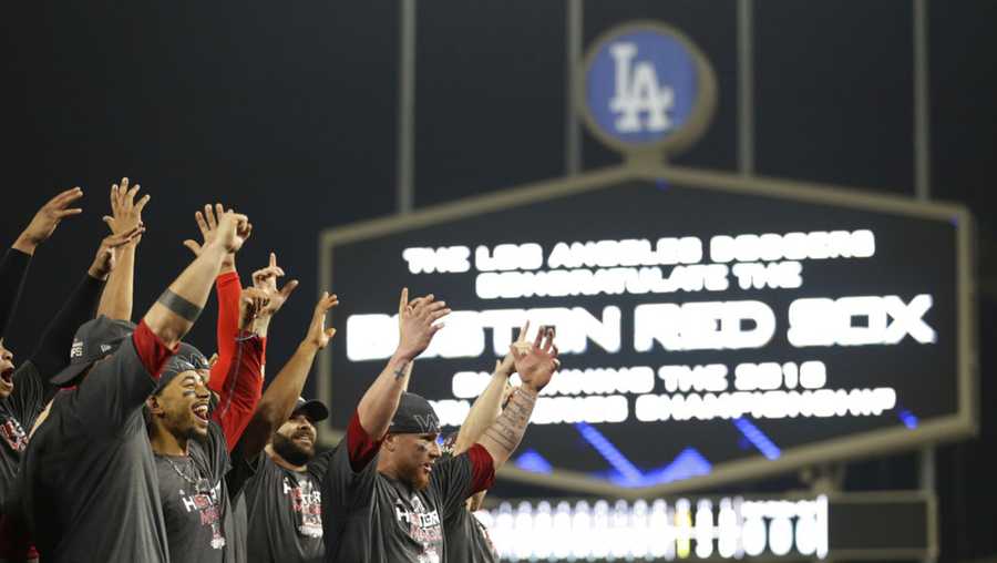 Red Sox beat Dodgers 5-1 in Game 5 to win World Series title