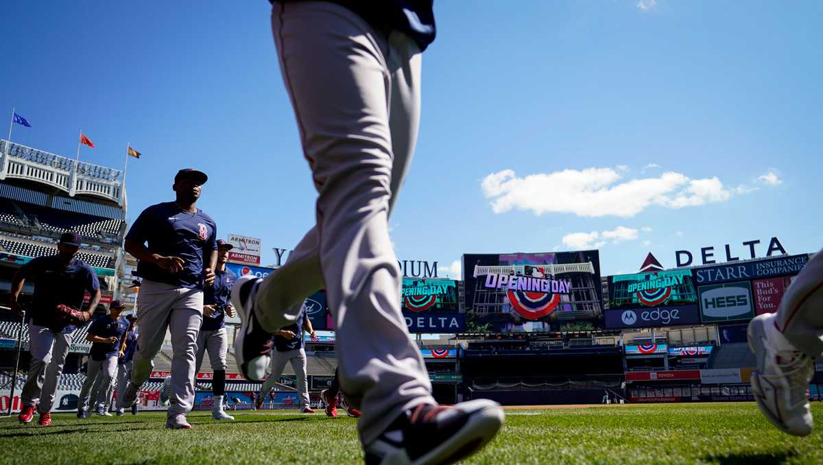 Play ball! Boston Red Sox taking on New York Yankees on Opening Day