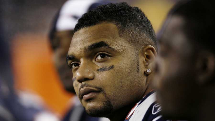 a photo of new england patriots defensive star richard seymour on the patriots bench