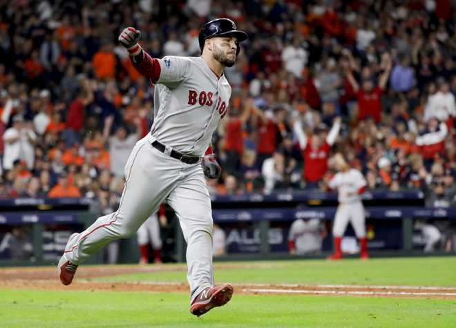 Nathan Eovaldi's solid start, Jackie Bradley Jr.'s grand slam give Red Sox  2-1 edge in ALCS - Newsday