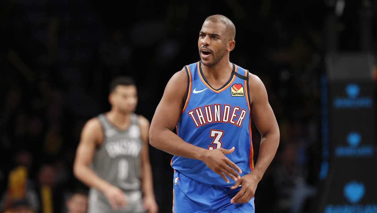 Report Oklahoma City Thunder to trade Chris Paul to