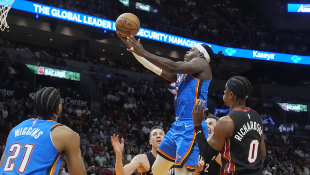 Gilgeous-Alexander scores 28 points, Thunder beat Heat 128-120 - Vimarsana News