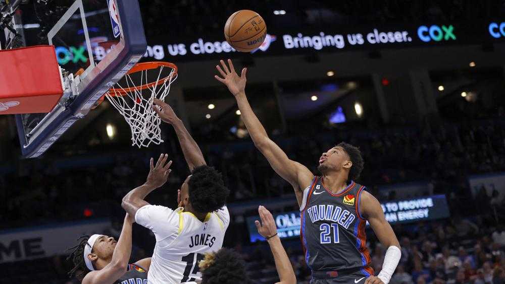 Wiggins scores 27 as Thunder top Jazz to end 5-game skid