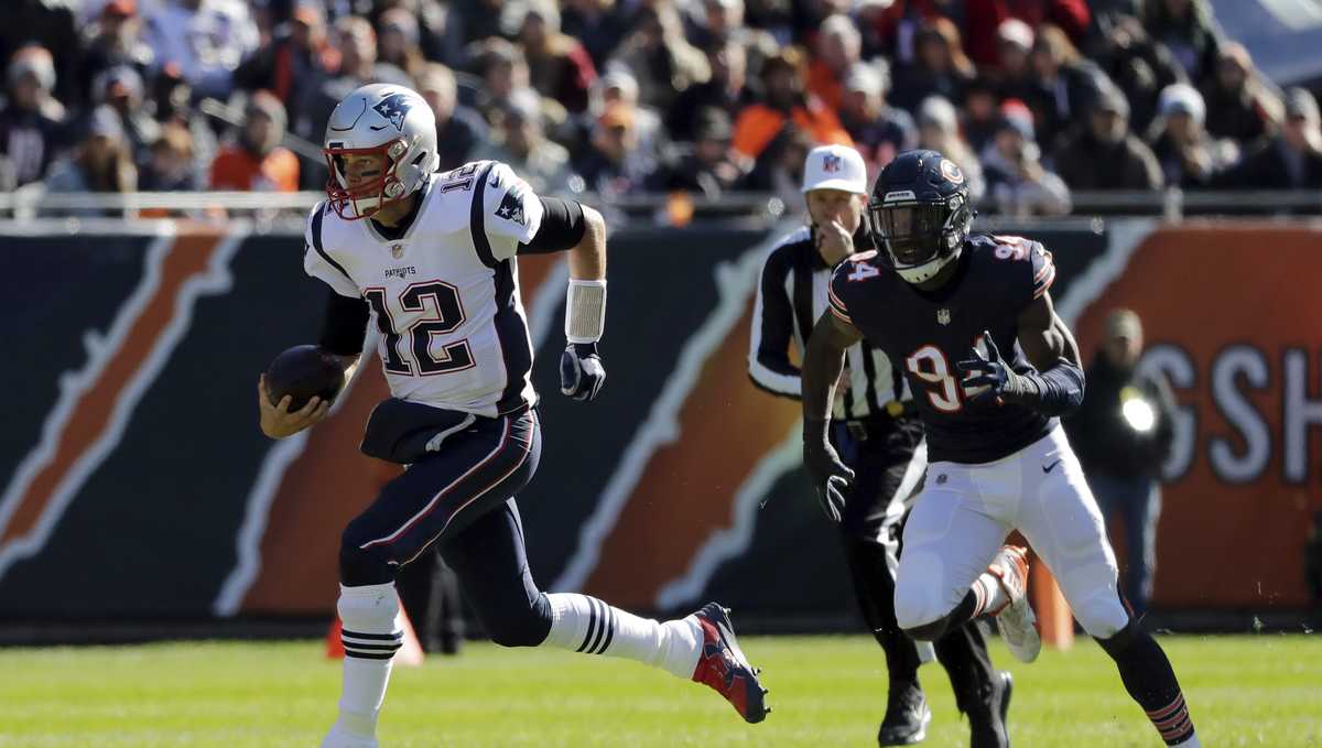 Brady throws 3 TDs, Bears threaten Patriots down to final play of game