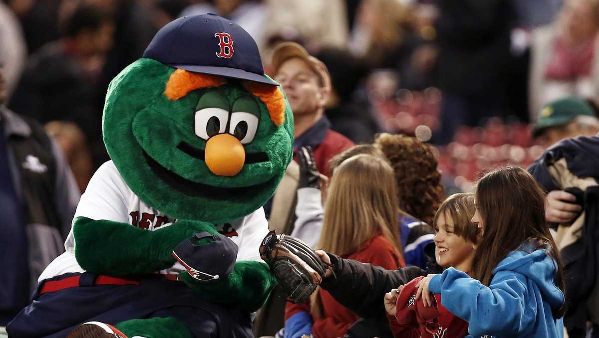 Wally the Green Monster, the official mascot of the Boston Red Sox