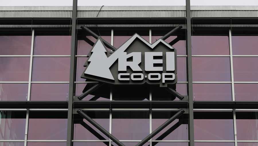 FILE - This March 2, 2018, file photo shows the REI flagship store in Seattle. (AP Photo/Ted S. Warren, File)