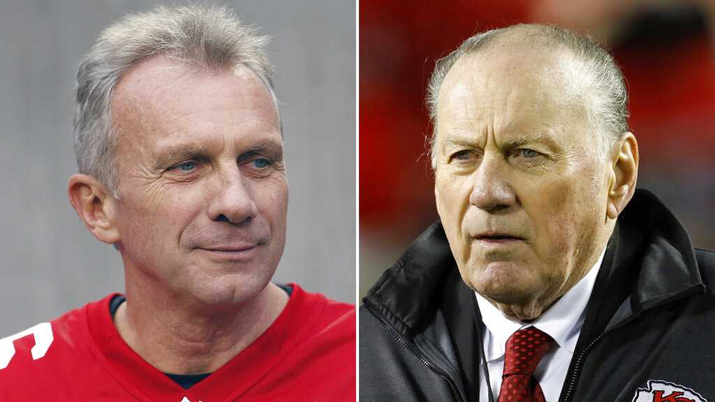 Len Dawson, legendary Kansas City Chiefs quarterback, through the years