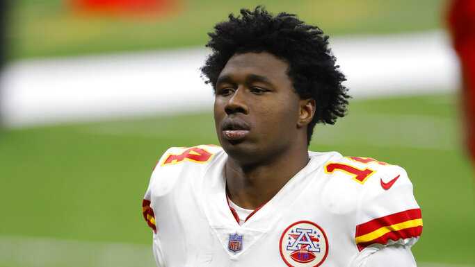 Chiefs wide receiver Sammy Watkins out for Sunday's game against