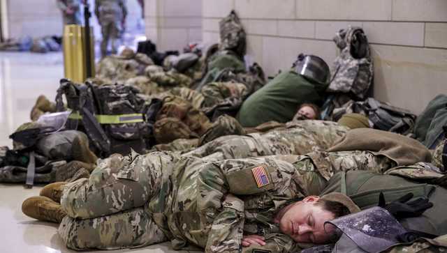 Photos: National Guard in halls, surrounding US Capitol ahead of impeachment hearing, inauguration - Vimarsana News