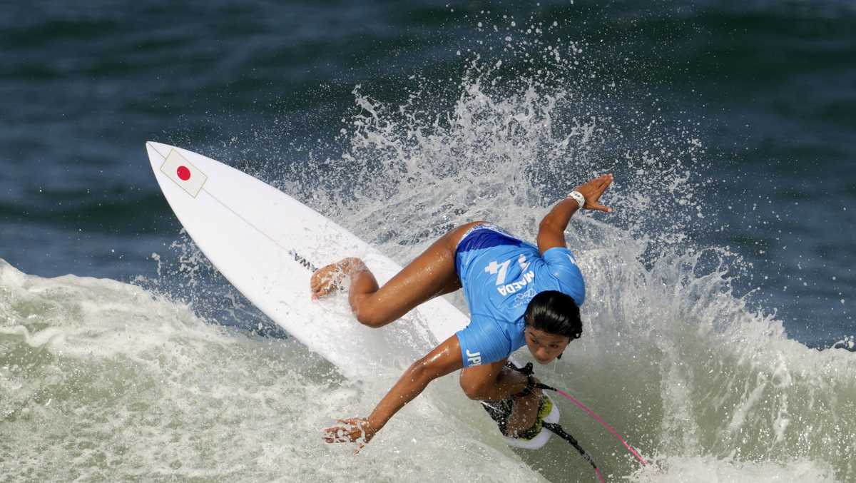 Surfing makes its Olympic debut at the Tokyo Games