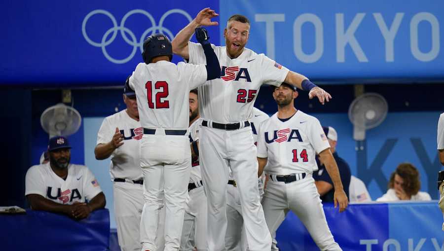 Todd Frazier Team Usa Advance To Baseball Gold Medal Game Todd Frazier Team Usa Advance To Baseball Gold Medal Game