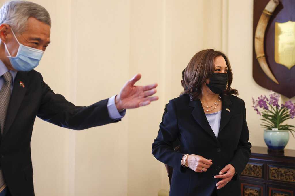 Vice President Harris begins Asia visit, meets with Singapore officials