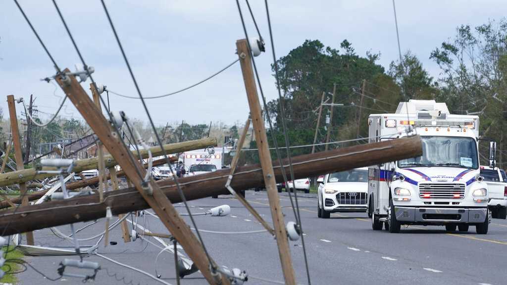Louisiana damage after Hurricane Ida