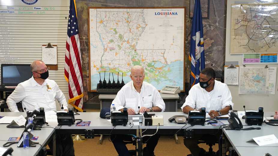 President Biden visits New Orleans to survey Hurricane Ida damage