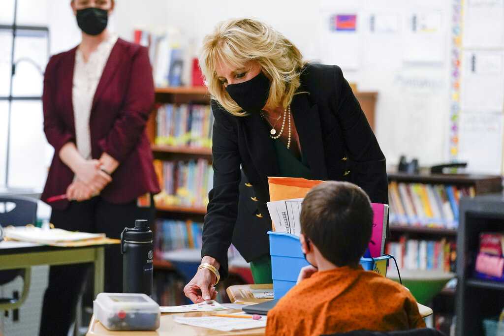 Jill Biden Returns To The Classroom As A Working First Lady