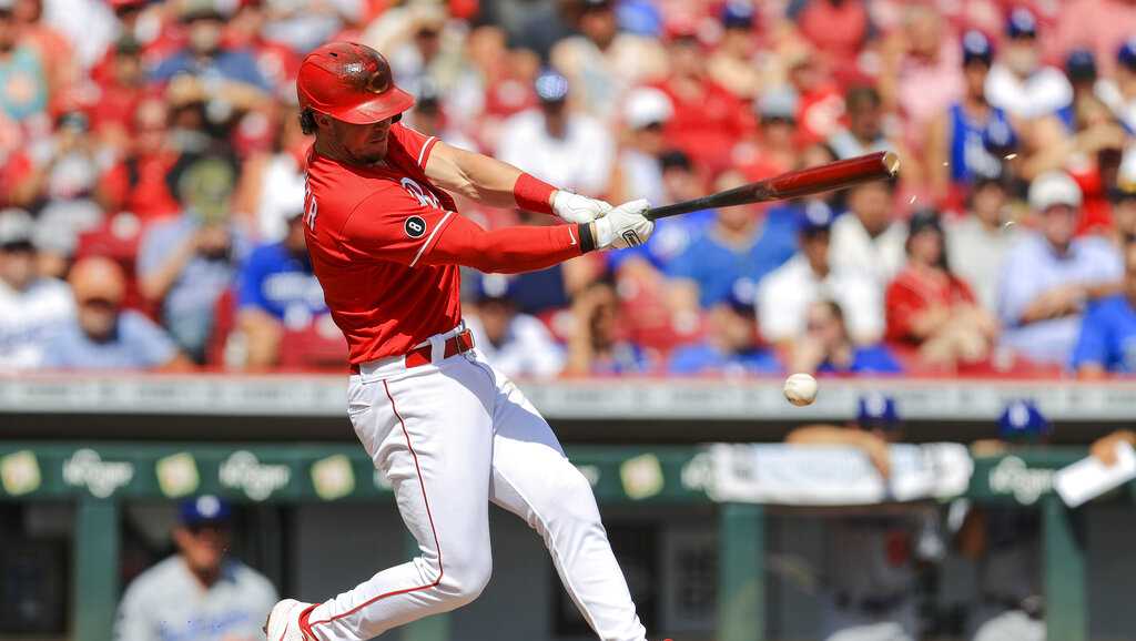 Cincinnati Reds shortstop Kyle Farmer can finally stop swing changes