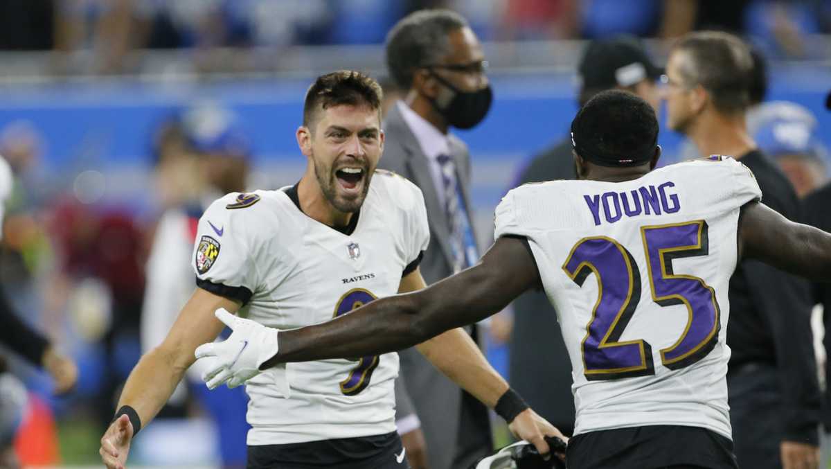 Tucker's 66-yarder sets record, gives Ravens win at Detroit - The San Diego  Union-Tribune