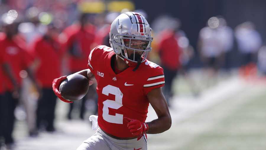Saints trade up in 2022 NFL draft, pick Ohio State WR Chris Olave
