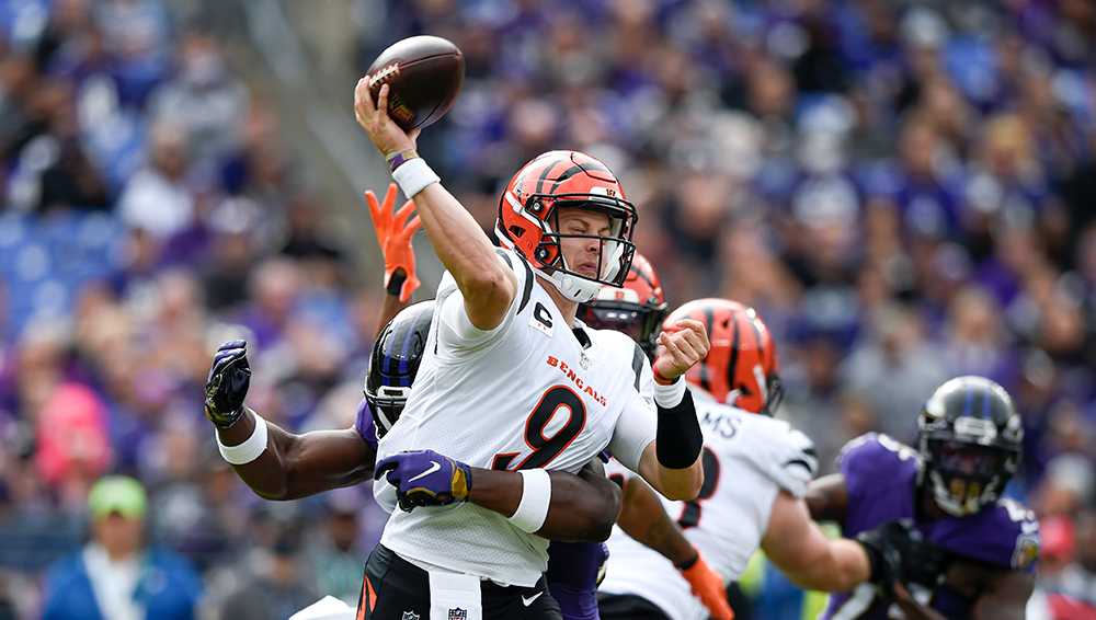 Cincinnati Bengals - Pro Football Focus' highest-graded AFC QB this season:  Joe Burrow. Send the Bengals to the Pro Bowl: