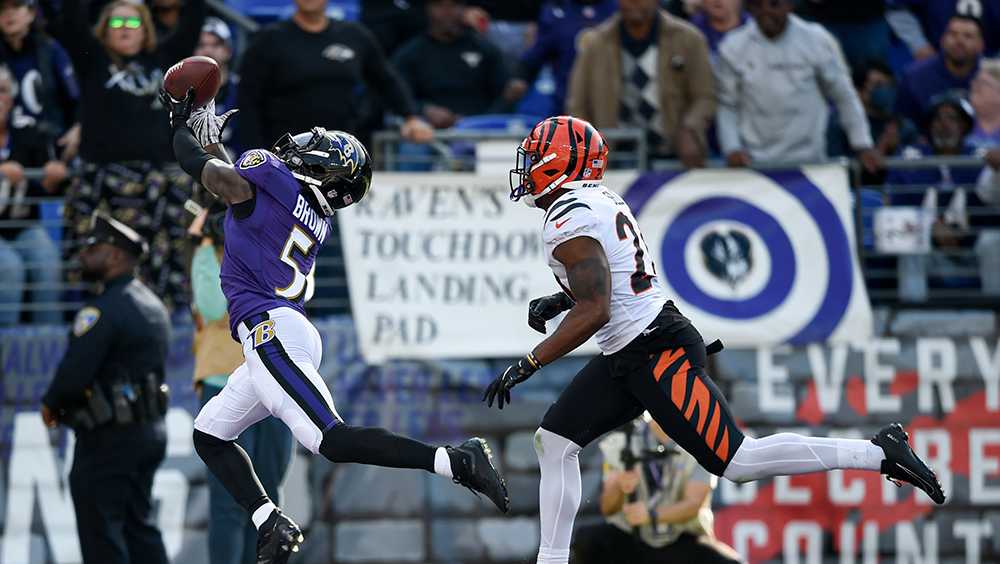 Burrow Throws 3 Td Passes As Bengals Beat Baltimore 3015