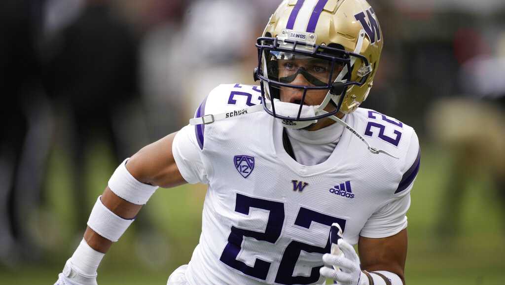 Chiefs Draft Trent McDuffie From Washington At #21 Pick After TRADE With  Patriots In 2022 NFL Draft 