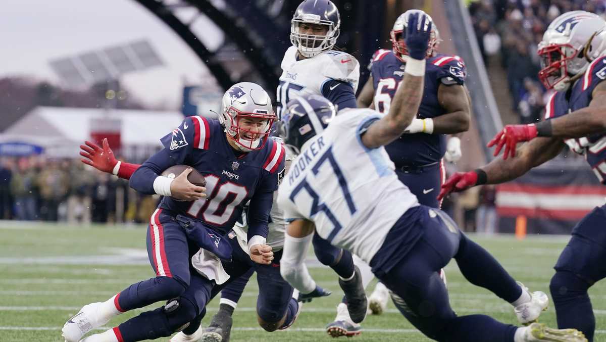 Mac Jones New England Patriots defeat Tennessee Titans 36-13