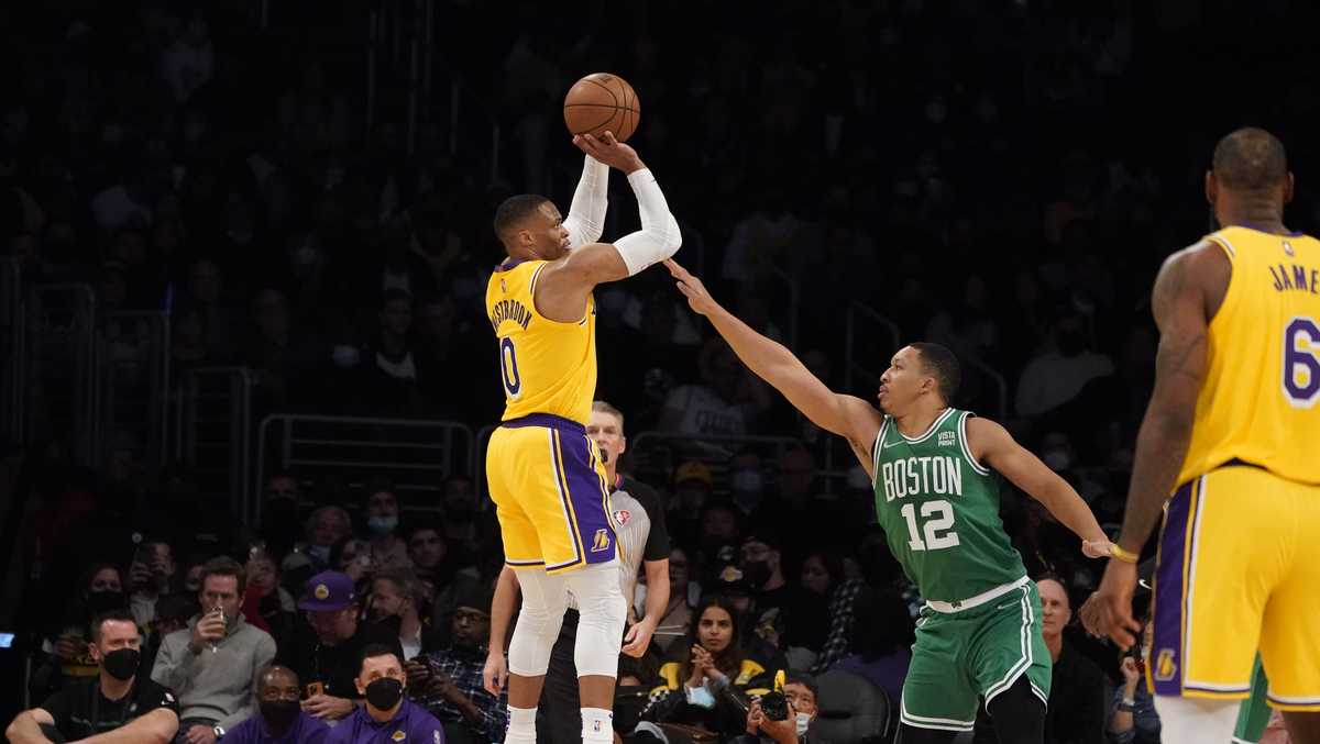 LeBron, Westbrook run away with 117-102 Lakers win over Celtics -  CelticsBlog