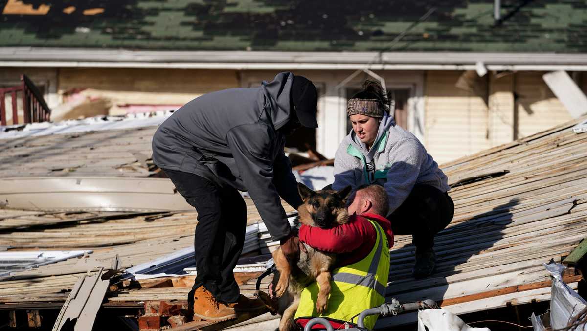 Kentucky hardest hit as storms leave dozens dead in 5 states