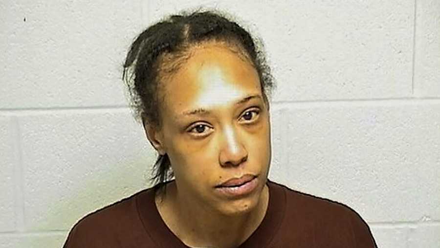 This January 2022 booking photo released by the Office of the State's Attorney Lake County, Illinois, shows Jannie Perry. Bond was set at $5 million Wednesday, Jan. 12 for the Illinois woman whose 6-year-old son died after being placed in a cold shower as punishment for misbehavior, a prosecutor said. (Office of the State's Attorney Lake County, Illinois)