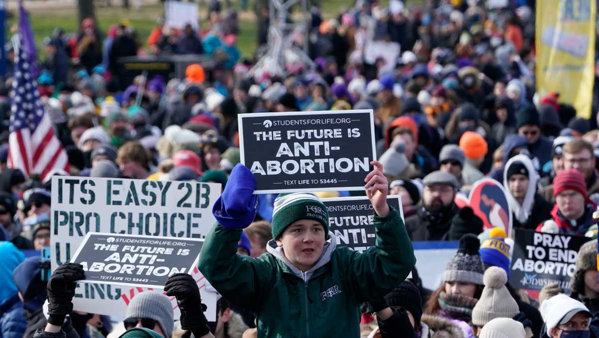 Anti-abortion protesters optimistic at March for Life in DC, image size:1200x677